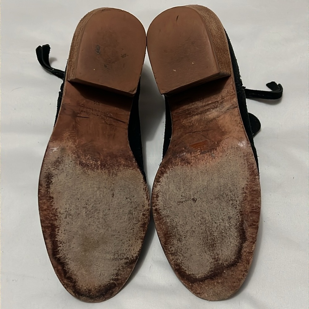 Madewell Black Suede Ankle Boots - Picture 11 of 12